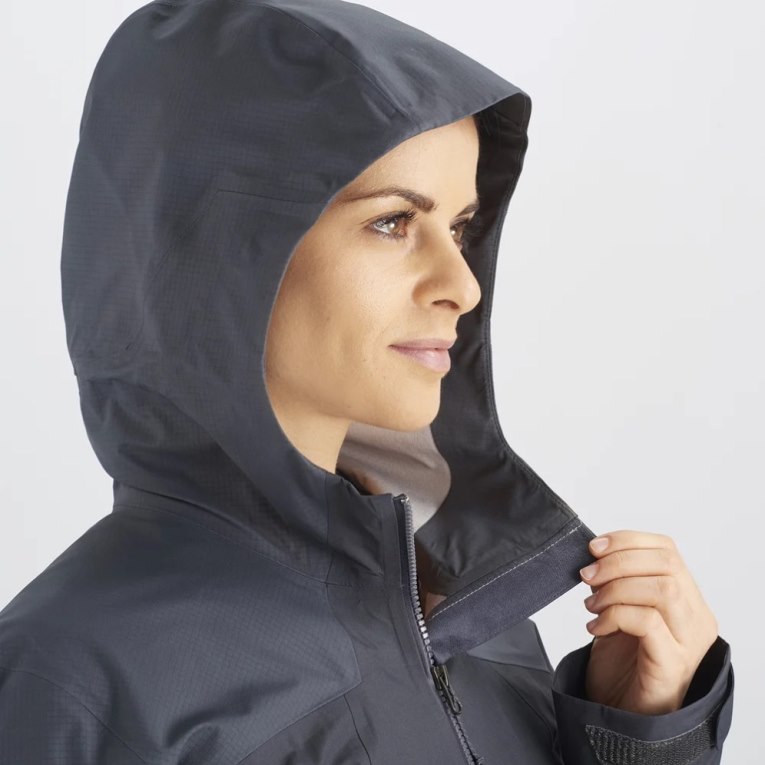 Chaquetas Shell Salomon Outline GTX Híbrido Mujer Negros | MX SWXQ845